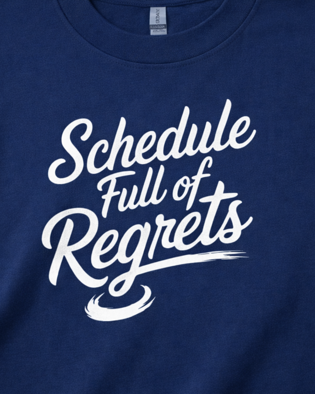 SCHEDULE FULL OF REGRET