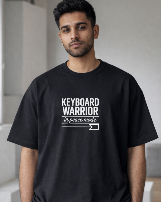 KEYBOARD WARRIOR IN PEACE MODE
