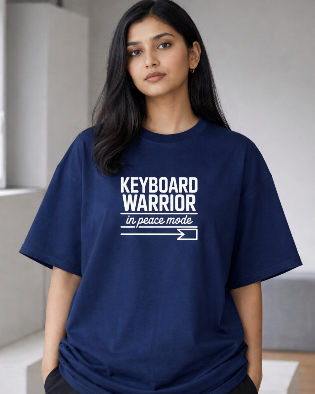 KEYBOARD WARRIOR IN PEACE MODE