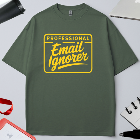 Unisex Oversized Classic T-Shirt - "Professional email ignorer"