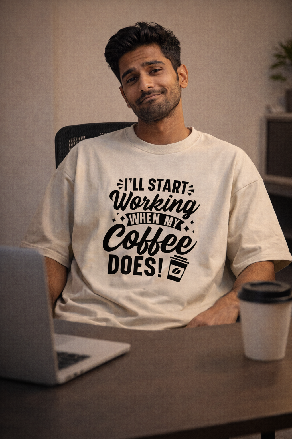 Oversized streetwear t shirt styled casual urban outfit India
