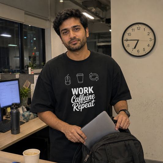 WORK CAFFEINE REPEAT